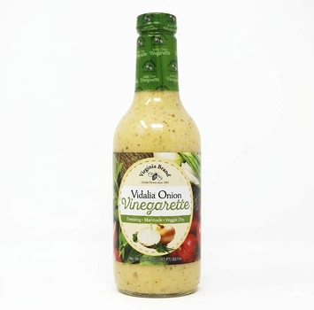 Заправка-винегрет Virginia Brand Vidalia Onion Vinaigrette 887 мл Вирджиния Бренд со сладким луком Vidalia для салатов, маринования и дипов