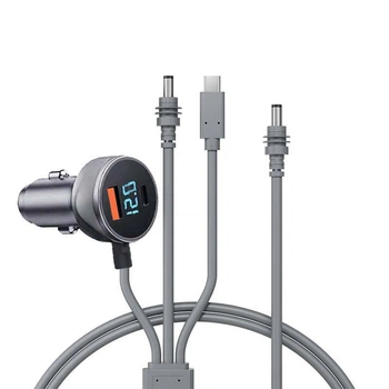 Автомобильный адаптер питания 3-в-1 для Starlink Mini, 12–24 В, DC + USB-A + USB-C YL-ST0013