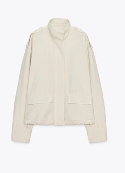 Куртка Zara 18526 Молочний S (6929)