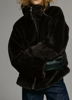 Куртка H&M 18640 Темний коричневий XS (1305)