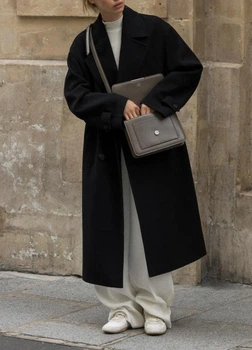 Пальто Zara 18493 Чорний XXL (3046)