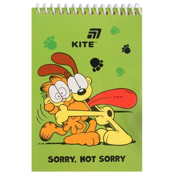 Блокнот А6 48 л спіраль без лініювання Garfield (GF26-196)