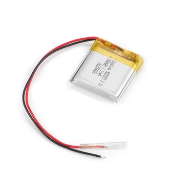 Аккумулятор защищенный LiPo Soshine 502525-3.7-300, 25×25×5 мм, 3.7 В, 300 мА·ч , провода 10 см (без разъема)