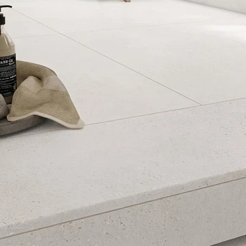 Ступенька из керамогранита Multistep Vida Blanco белая 14x1200x330 мм