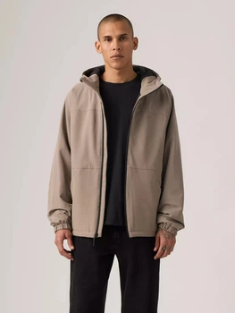 Куртка демисезонная с капюшоном мужская Levi`s 4202373 M Бежевая (1162676984)