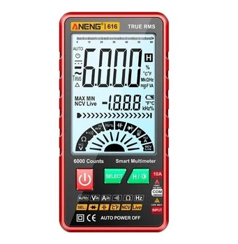 Портативный цифровой мультиметр Aneng 616A Красный