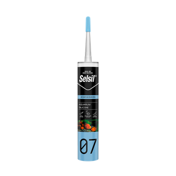 Силіконовый герметик SELSIL (Прозрачный) для аквариумов 280 мл (20V014)