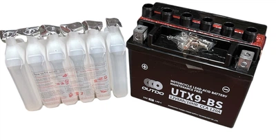 Аккумуляторная батарея UTX9-BS OUTDO черный заливной 105x85x150