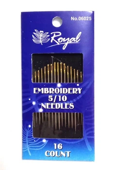 Голки 06025 Royal "золоте вушко" ручні для шиття