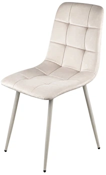 Стілець для кухні Perfect Home PM-003 білі ніжки Sic Velluto 2 Beige (000012378176)