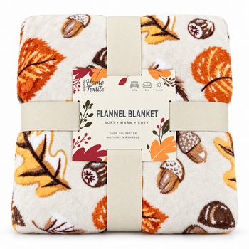 Плед Ardesto Autumn Flannel 160х200 см 100% полиэстер ноябрь (ART0148PB)