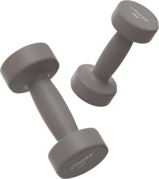 Гантели Upness 2 x 2 кг, серые