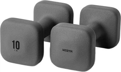 Гантели Wegym 2 x 4.53 кг, серые