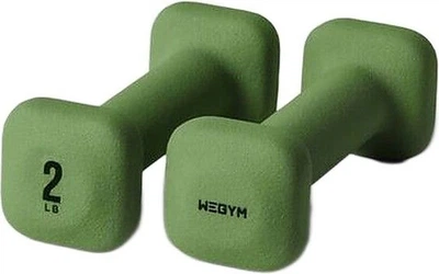 Гантели Wegym 2 x 0.9 кг, зеленые
