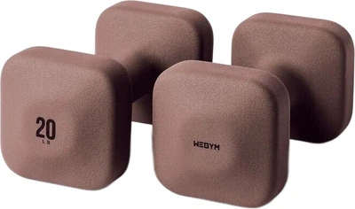 Гантели Wegym 2 x 9 кг, розовые