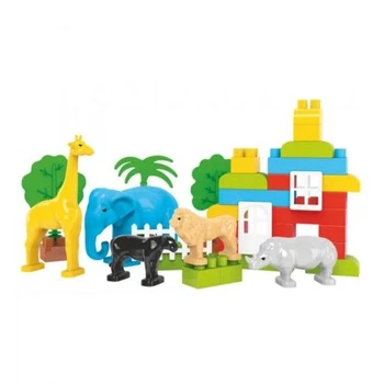 Конструктор пластиковый ТехноК Зоопарк 40 деталей Technok Toys