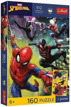Пазли Trefl Premium Plus Kids - Справи Спайдермена / Disney Marvel Spiderman / 160 елементів (15435)