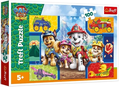 Пазли Trefl - Цуценячий патруль. Цуценята і динозаври / PAW Patrol The Dino Movie / 100 елементів (16548)