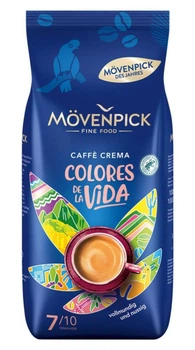 Кава в зернах Movenpick Caffe Crema Colores de la Vida Intensity 7 Blend Мовенпік кафе Крема Кольори життя Пакет 1000г