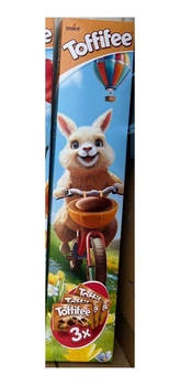 Набір цукерки в Великій коробці Великодні Stork Toffifee 3x Bunny Roll Тофіфе висока 3х-коробки в Одній Зайчик на велосипеді 375г
