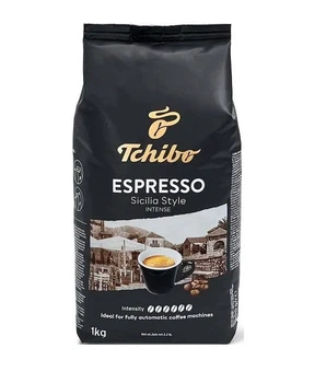 Кава в зернах для Кавомашин Tchibo Espresso Sicilia style ideal Coffee Machines Intense Чібо Сіцилія Еспресо Арабіка Темна 1000г