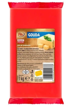 Cир Гауда твердий Pilos Gauda Ser Gouda w Kawalku Пілос Гауда Брусок 1000г