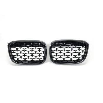 Ніздрі решітки радіатора переднього бампера BMW X3 G01/G08 2018-2022 Diamond Black