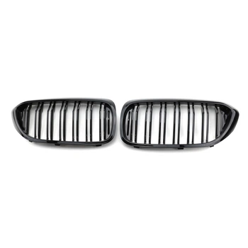 Ніздрі решітки радіатора переднього бампера BMW 5 series G30/G38 2018-2020 Black 2BAR
