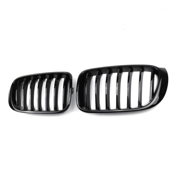 Ніздрі решітки радіатора переднього бампера BMW X3 F25 2014-2018 Black