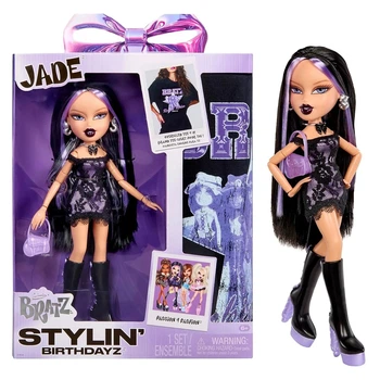Ігровий набір з лялькою Bratz Stylin' Birthday Джейд з футболкою XL