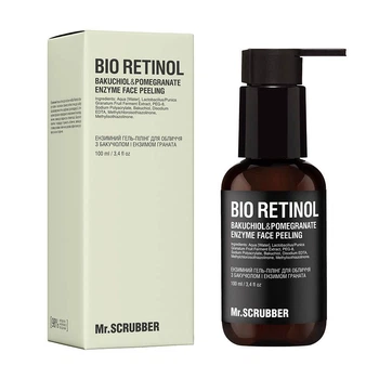 Ензимний гель-пілінг для обличчя Bio Retinol з бакучіолом і ензимом граната Mr.SCRUBBER