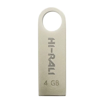 Флеш-накопитель Hi-Rali Shuttle 4 ГБ USB 2.0 Серебристый (HI-4GBSHSL)