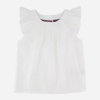 Детская блузка для девочки Tommy Hilfiger 917301745 110 см Белая (1159861046)