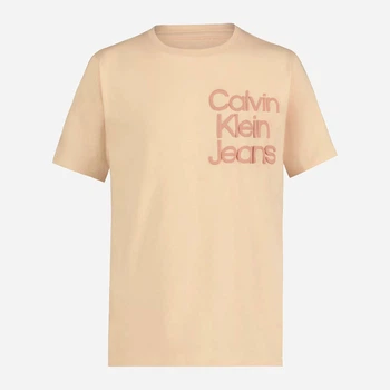 Подростковая футболка для мальчика Calvin Klein 362015037 158 см Оранжевая (1159862255)