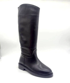Сапоги FOOT STEP 603 шкіра 263602 Черный 37 24см