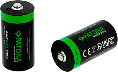 Акумулятор PATONA LR14 1.5 V 550 mAh USB-C 2 шт. (4055655239769)