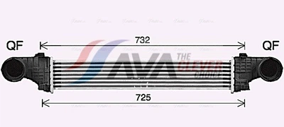 Автомобільний інтеркулер Ava (MS4726)