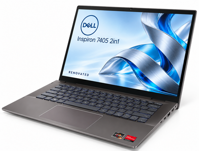 Ноутбук Dell Inspiron 7405 2-in-1 Ryzen 5 4500U 8GB DDR4 NVMe 256GB 14" Full HD Touch Сірий Б/У