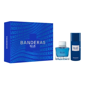 Antonio Banderas Blue Seduction (Туалетная Вода 100 мл + Дезодорант-Спрей 150 мл) (мужская) 100+150 мл. Набор