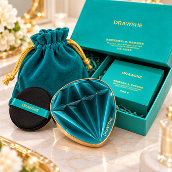 Трёхцветный тональный кушон DRAWSHE Cushion New Green, 10 мл