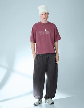 Спортивні штани Bershka Baloon Fit сірий 5491/190/810 M