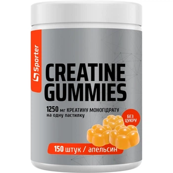 Креатин Sporter Creatine Gummies 150 шт.(Orange) (sugar-free)