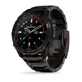 Комп'ютер для дайвінгу з повітряною інтеграцією Garmin Descent Mk3i, 51mm, Crbn Gry DLC Ti/Ti, Dive Computer, GPS, 51 мм
