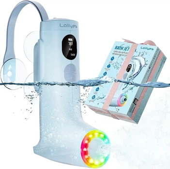 Гидромассажер для ванны Lollyes Bath Jet Spa HS-517 - Портативное джакузи с LED-подсветкой и термометром