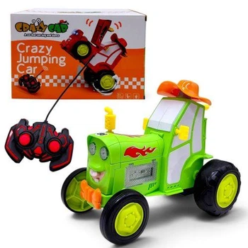 Трактор танцюючий "CrazyCar" на радіокеруванні, акум.USB.,музика, світло, танцює кор.24x14x16см (ЗЕЛЕНИЙ) (TS01091996307364)