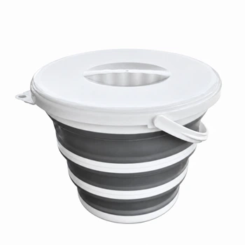 Відро складане з кришкою HomeStar, 10 л