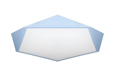 Потолочная декоративная светодиодная LED люстра 90 W Голубая (26311)
