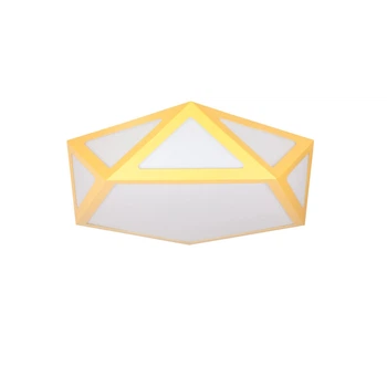 Потолочная декоративная светодиодная LED люстра 50 W Желтая (26323)