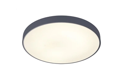 Потолочная декоративная светодиодная LED люстра 48 W Серая (26308)