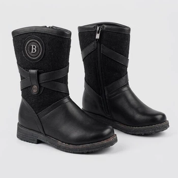 Сапоги J & G 4580 28 (17,5см) Черные